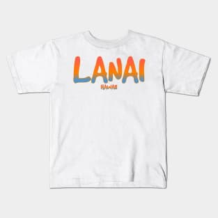 Lanai Hawaii t-shirt Kids T-Shirt